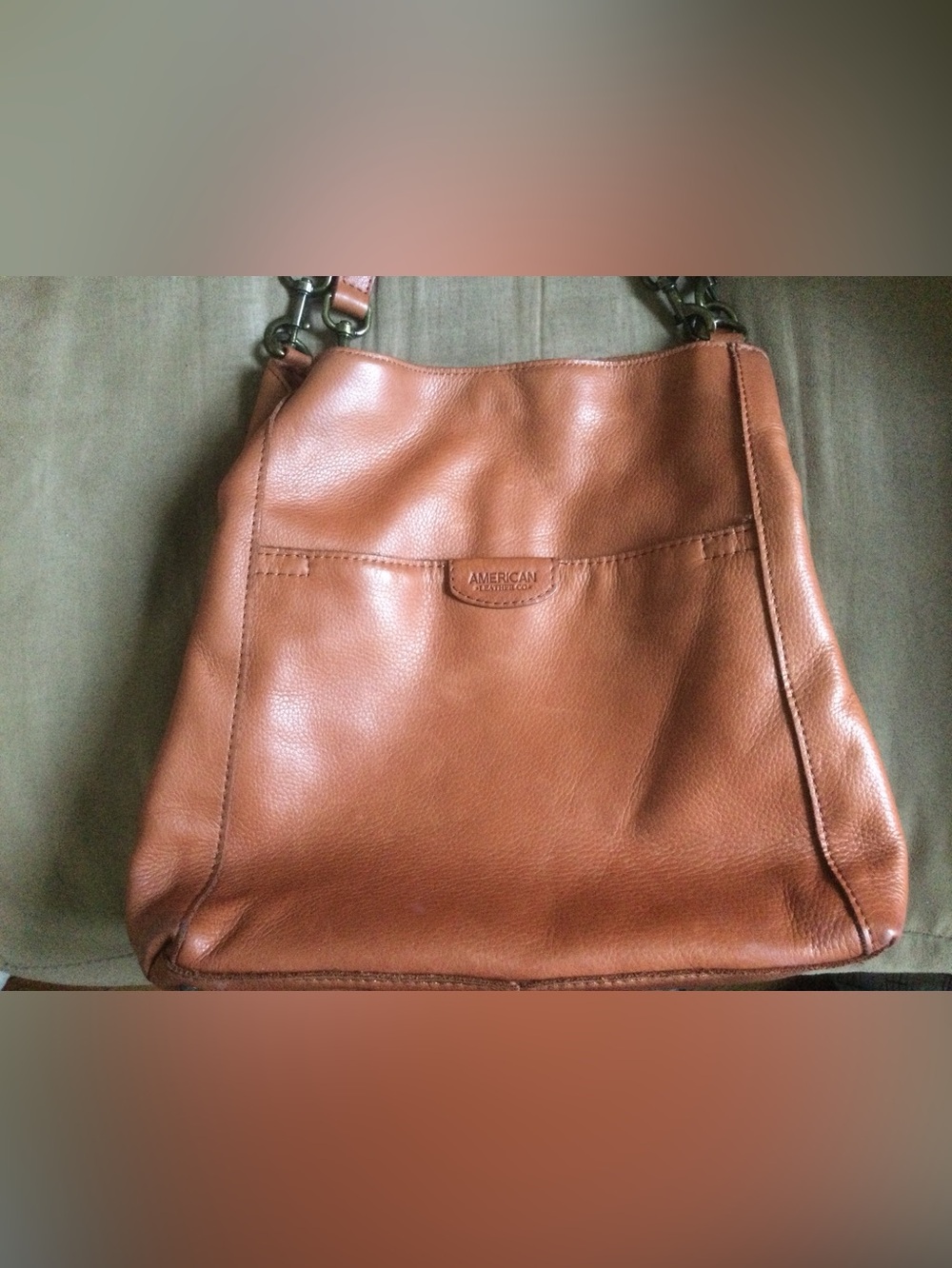American Leather Co. Austin Triple Entry Bag